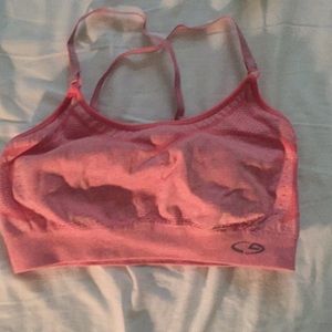 Coral sports bra